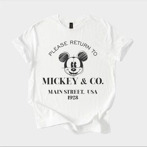 White Mickey & Co. Graphic Tee